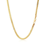 14k Yellow Gold Light Weight Wheat Chain (3.20 mm)
