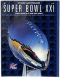 Super Bowl XXI Game Program New York Giants vs Denver Broncos Simms 182075