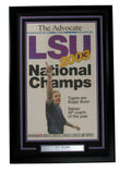 The Advocate Newspaper 2004 Sugar Bowl LSU 2003 National Champs Framed 165884