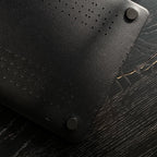 Black Alligator Patterned Macbook Case