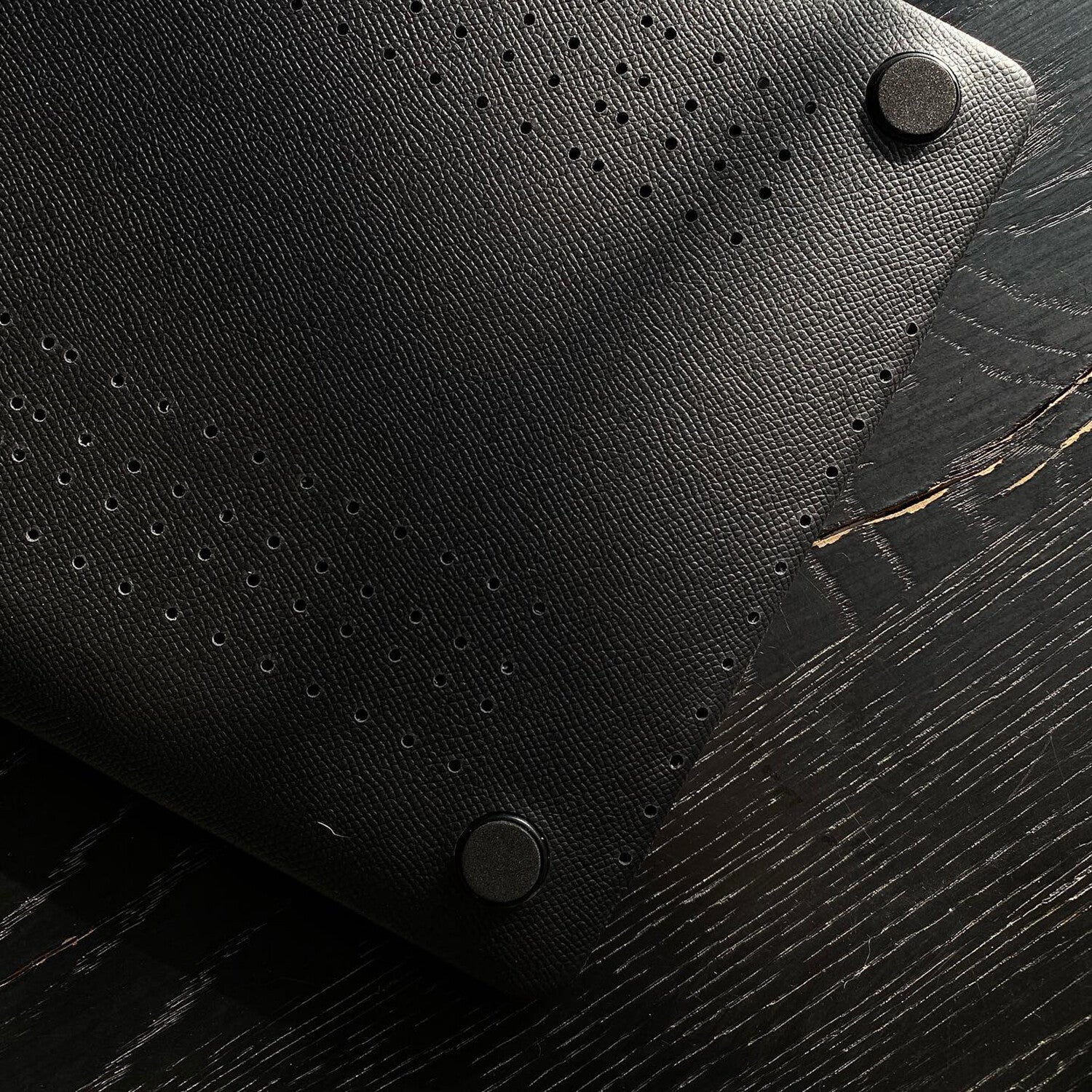 Black Alligator Patterned Macbook Case