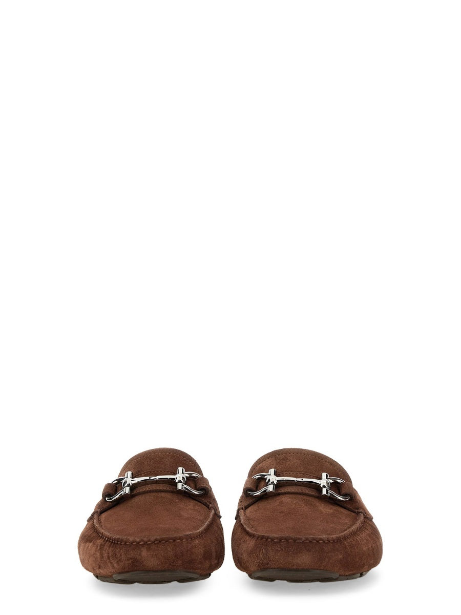 Ferragamo Men Moccasin Ornament Gancini