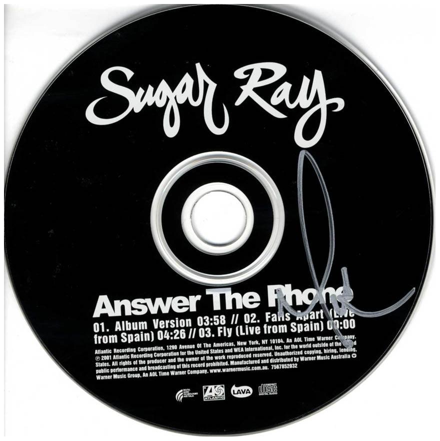 Sugar Ray Mark McGrath Signed Answer The Phone CD