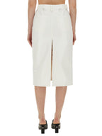 Courreges Women Skirt With Buttons