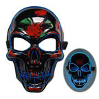 Halloween Skeleton Mask LED Glow Scary