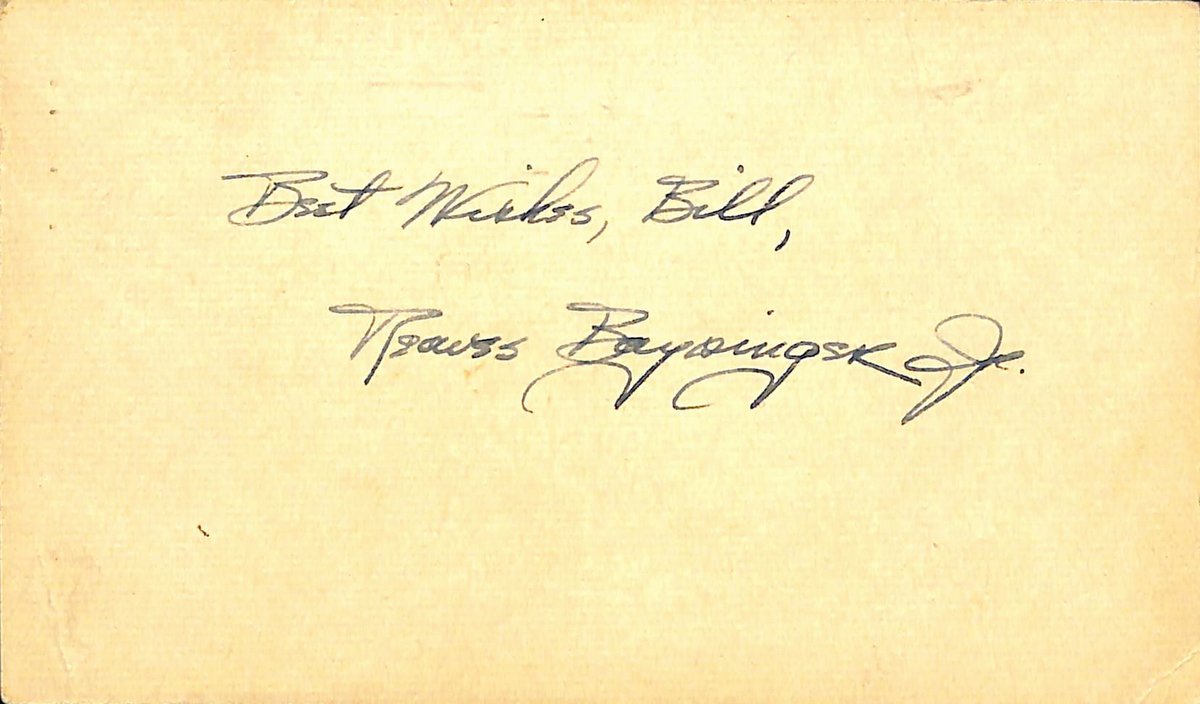 Reaves Baysinger Naval Academy QB 1945-1948 Signed 3x5 1948 GPC Postcard 189464