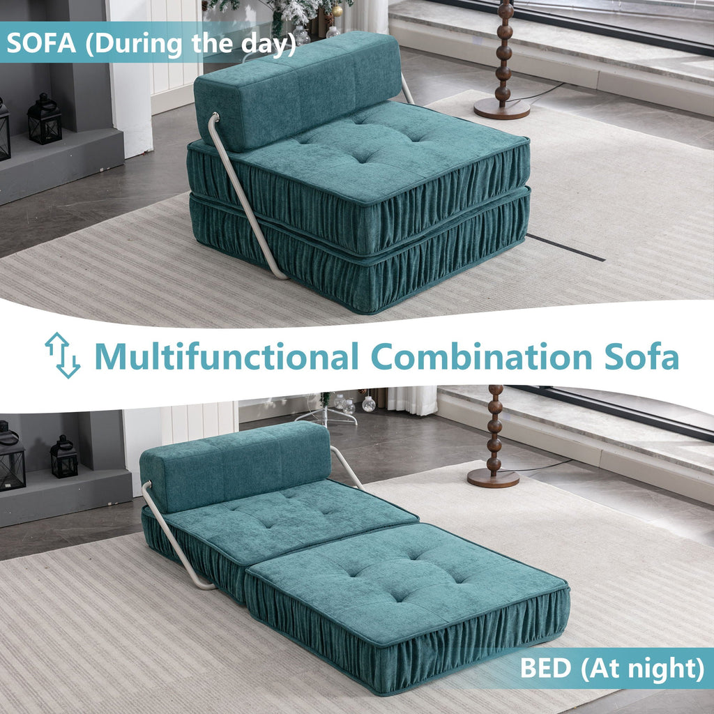 Folding Sofa With Removable Back Cushion