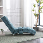 Massage Chaise Lounge Indoor, Ergonomic Electric Massage Lounger