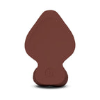 b-Vibe Slipskin Realistic Silicone Dildo 6 in. Girthy Brown