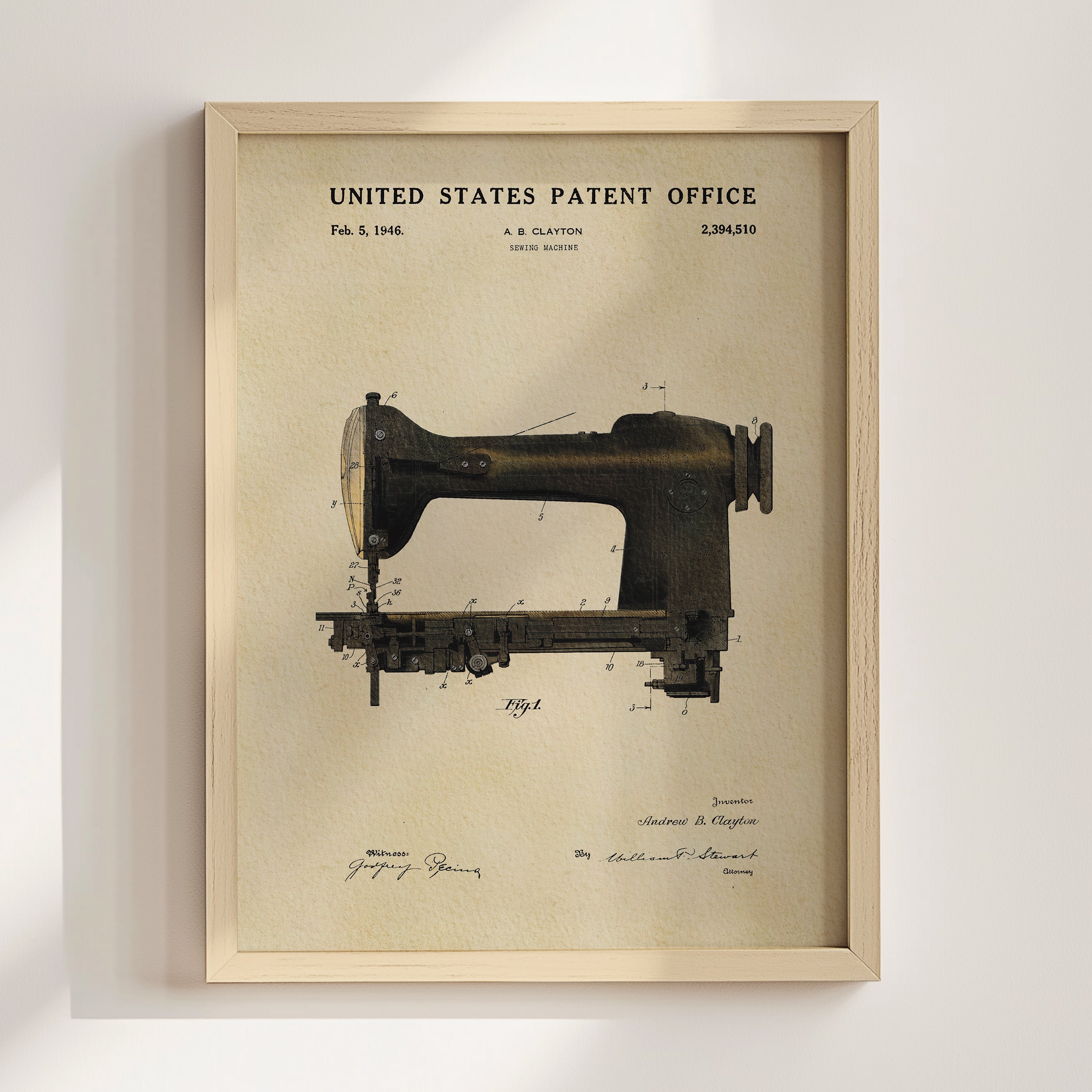Black Sewing Machine (1946)