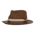 Goorin Bros Wheeler Wool Felt Fedora Hat — Whiskey