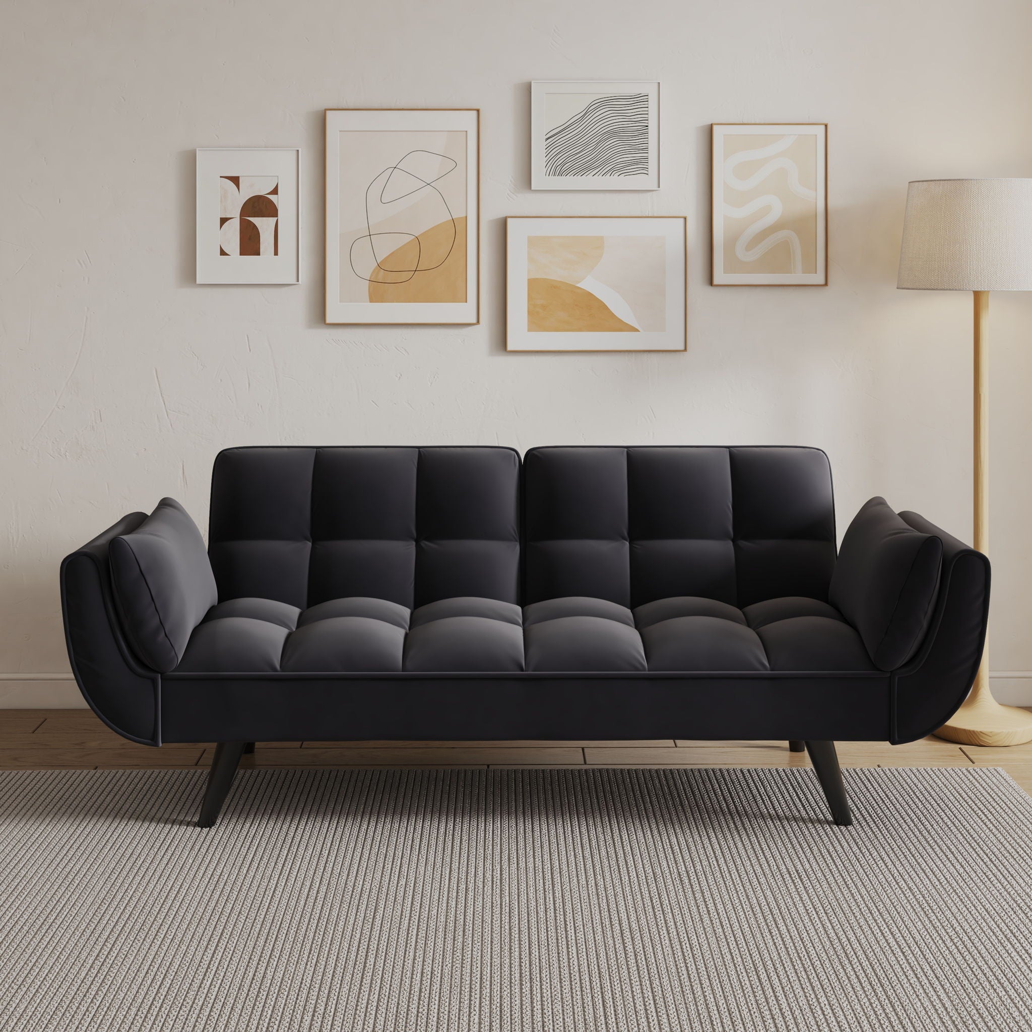 Sofa Soft Two Armrests Throw Pillow Pillow Comfortable Fit