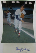 Gary Waslewski 1967 Boston Red Sox Signed 3x5 Index Card with 5x7  Photo 158539