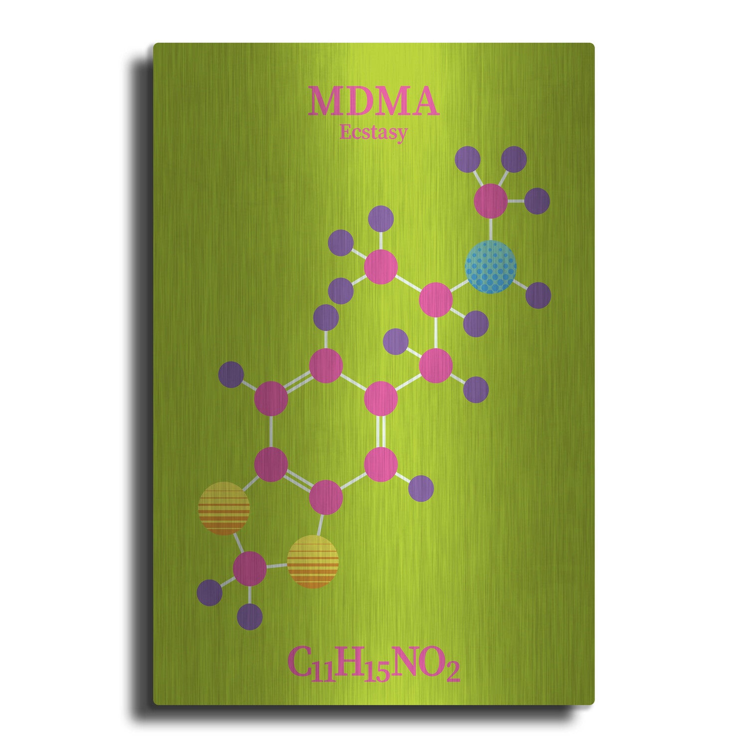 MDMA Molecule 2 by Luxe Metal