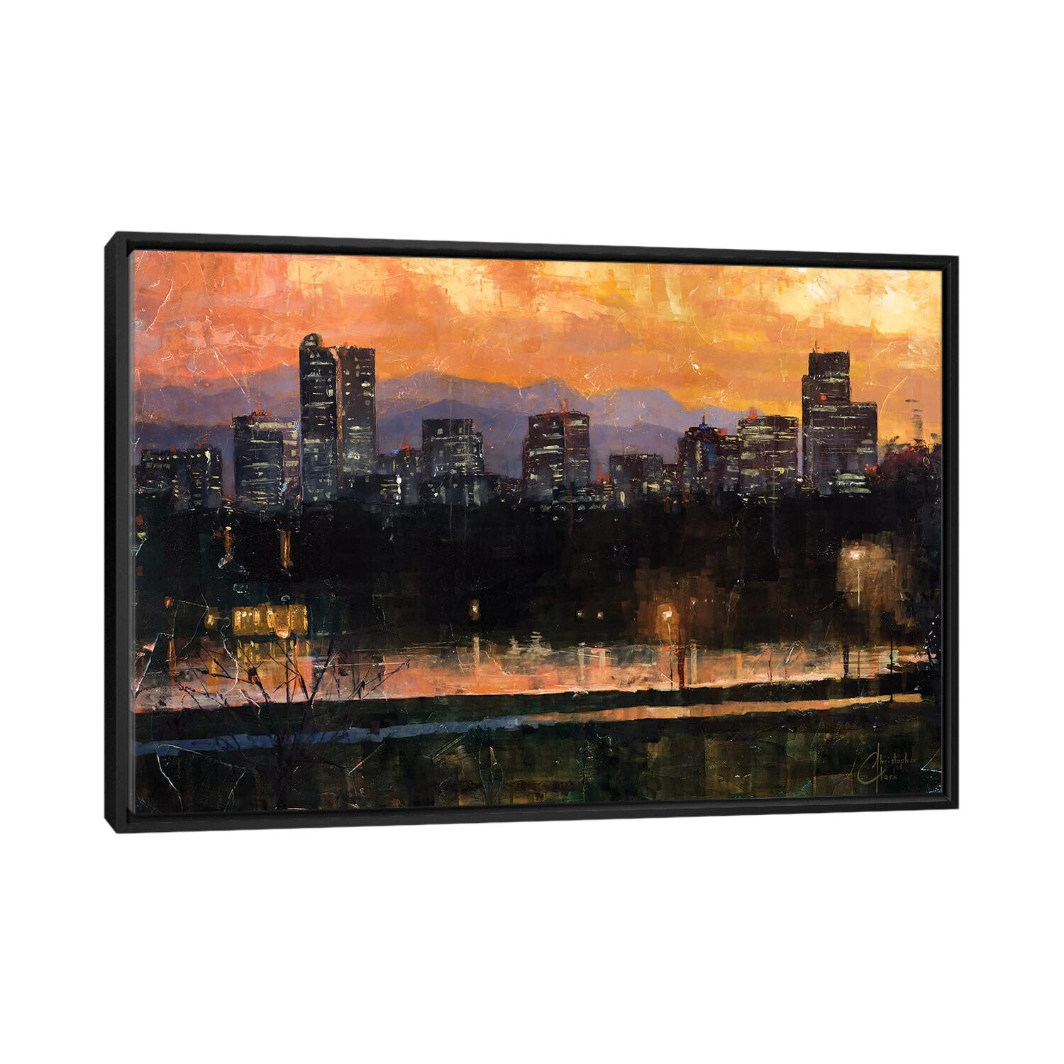 Denver Skyline From City Park III // Christopher Clark