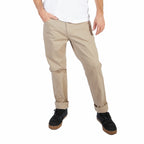 Skinny Fit Twill Pants 4 Pockets // Khaki