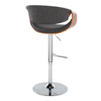 Curvo - Mid Century Modern Adjustable Barstool With Swivel (#2)