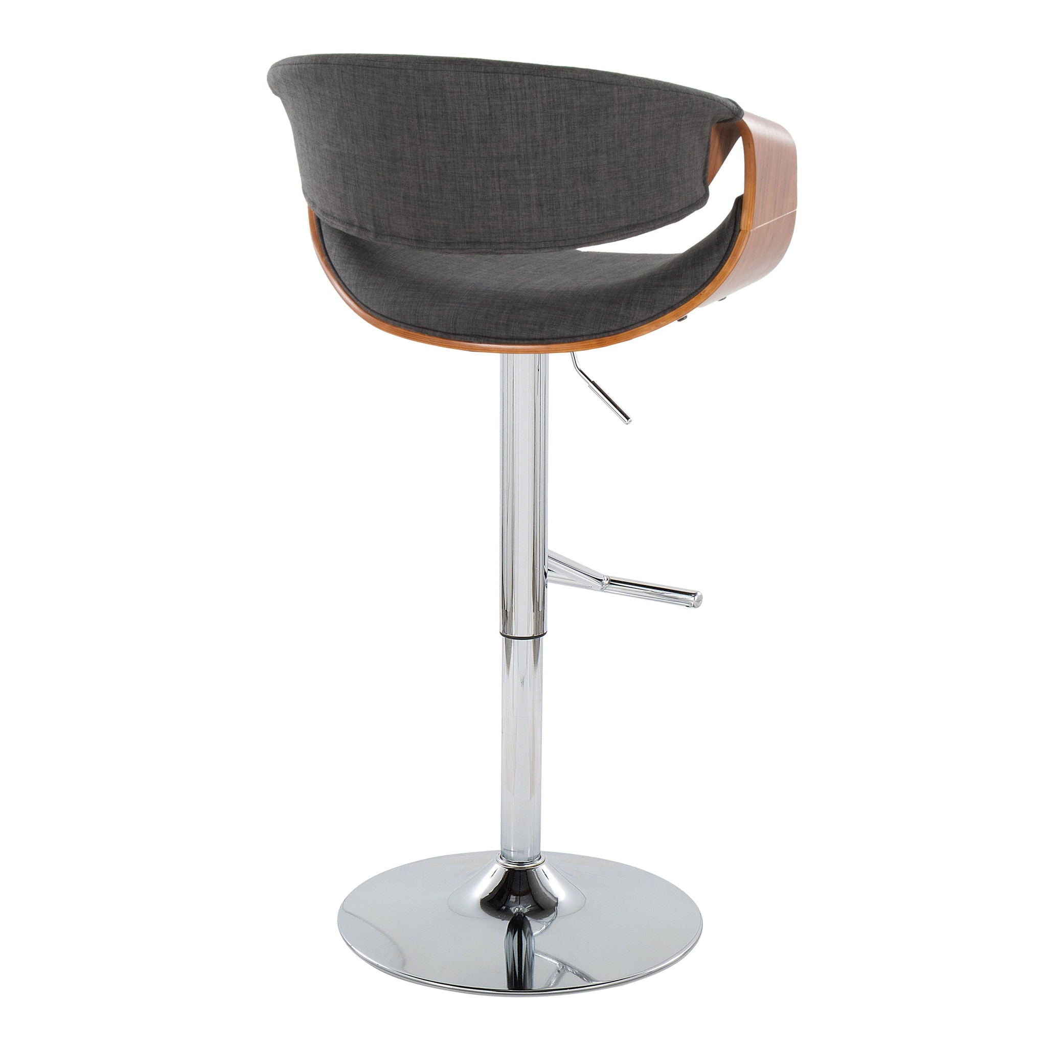 Curvo - Mid Century Modern Adjustable Barstool With Swivel (#2)