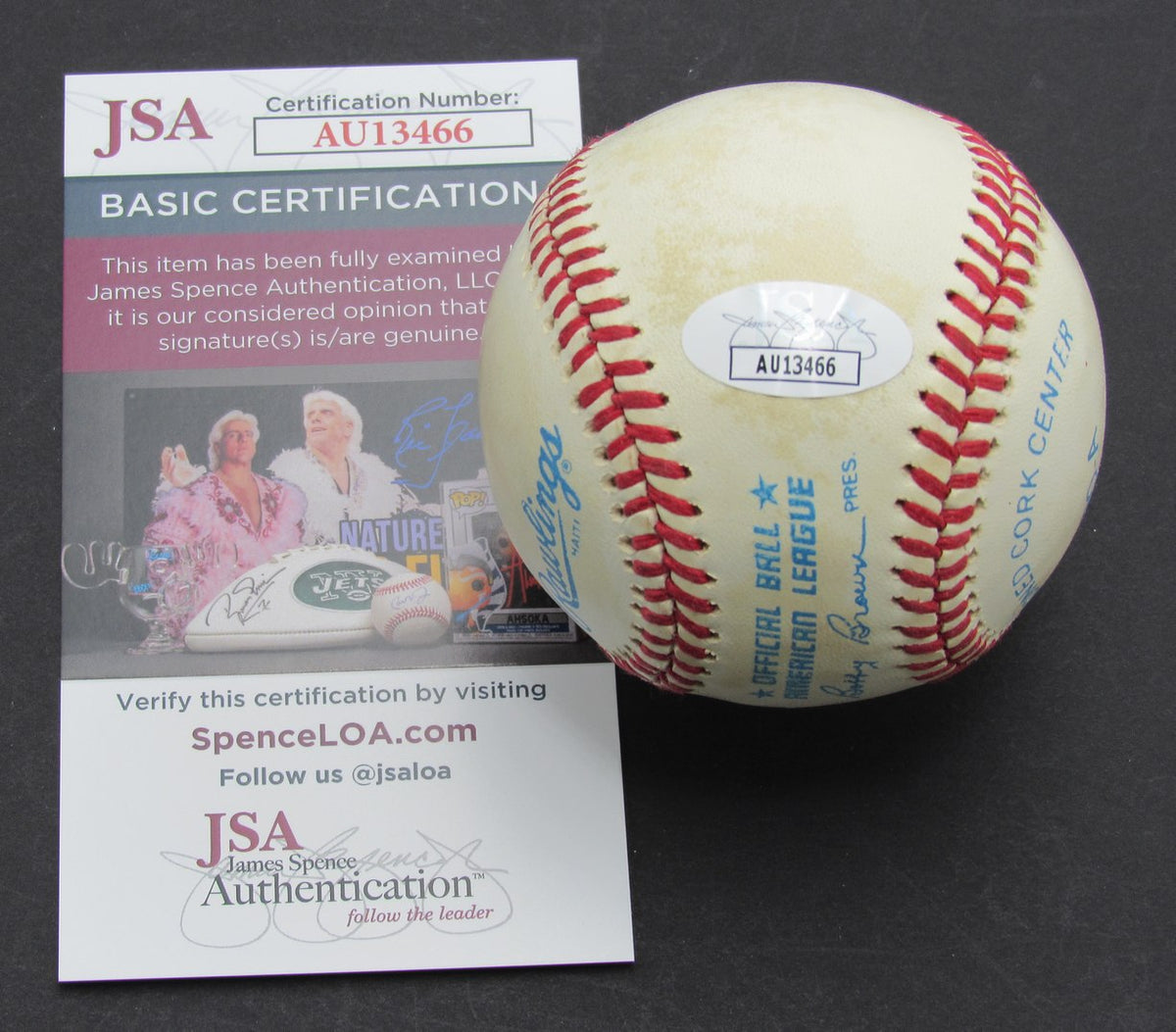 Carney Lansford Oakland A's Signed/Autographed  Rawlings OAL Baseball JSA 189862