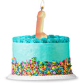 Willy Pecker Birthday Candle Cake Topper – "Make Wish & Blow" Fun Party Gag Gift
