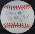 LaMarr Hoyt Autographed/Signed Official MLB Cy Young 83 JSA 130177