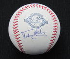 Toby Harrah Signed/Auto Yankees 100th OML Baseball MAB 87023