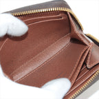 Louis Vuitton Monogram Zippy Coin Case // Brown