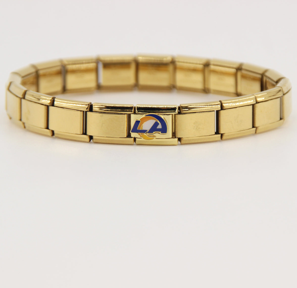 Football Team Logo Italian Charm Bracelet – Custom Gifts for Fans