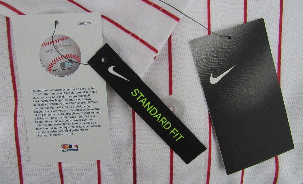 Zack Wheeler Autographed White Nike Authentic Baseball Jersey Phillies Fanatics