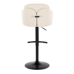 Dahlia - Contemporary Adjustable Barstool With Swivel (Set of 2)