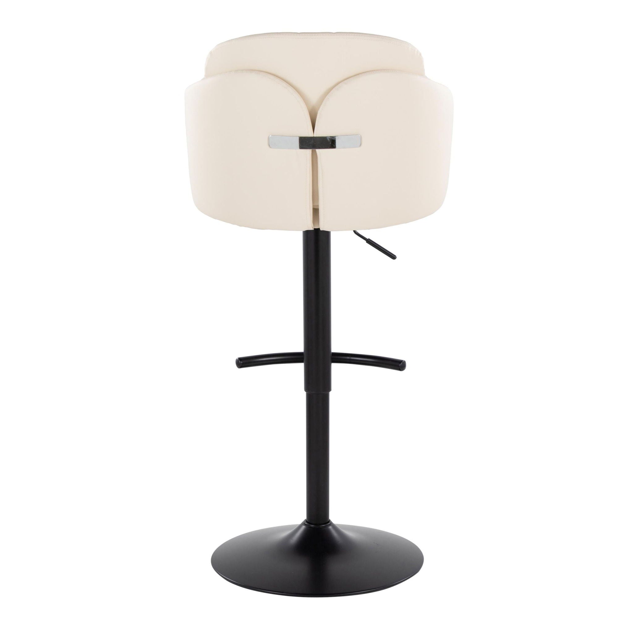 Dahlia - Contemporary Adjustable Barstool With Swivel (Set of 2)