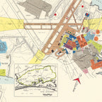 Vintage Map of Eglin Air Force Base, 1952