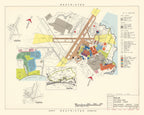 Vintage Map of Eglin Air Force Base, 1952