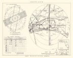 Vintage Map of the Eglin Air Force Base Vicinity, 1952
