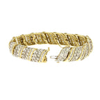 10.00ct Diamond Tennis Bracelet 10KT Yellow Gold