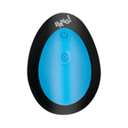 BANG! Thrusting & Vibrating Silicone Butt Plug Blue