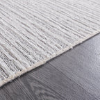 Chenille Woven Rug // White