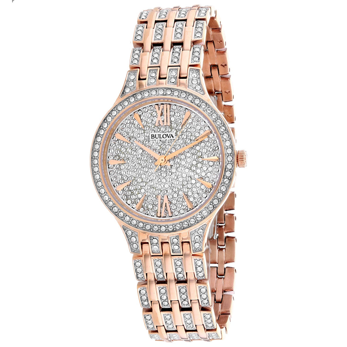 Bulova Women's Phantom Silver Dial Watch - 98L235