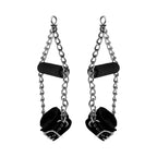 Strict Leather Fur Lined Nubuck Suspension Cuffs with Grip