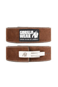 GW 4-inch Leather Lever Belt - Brown