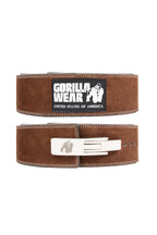 GW 4-inch Leather Lever Belt - Brown