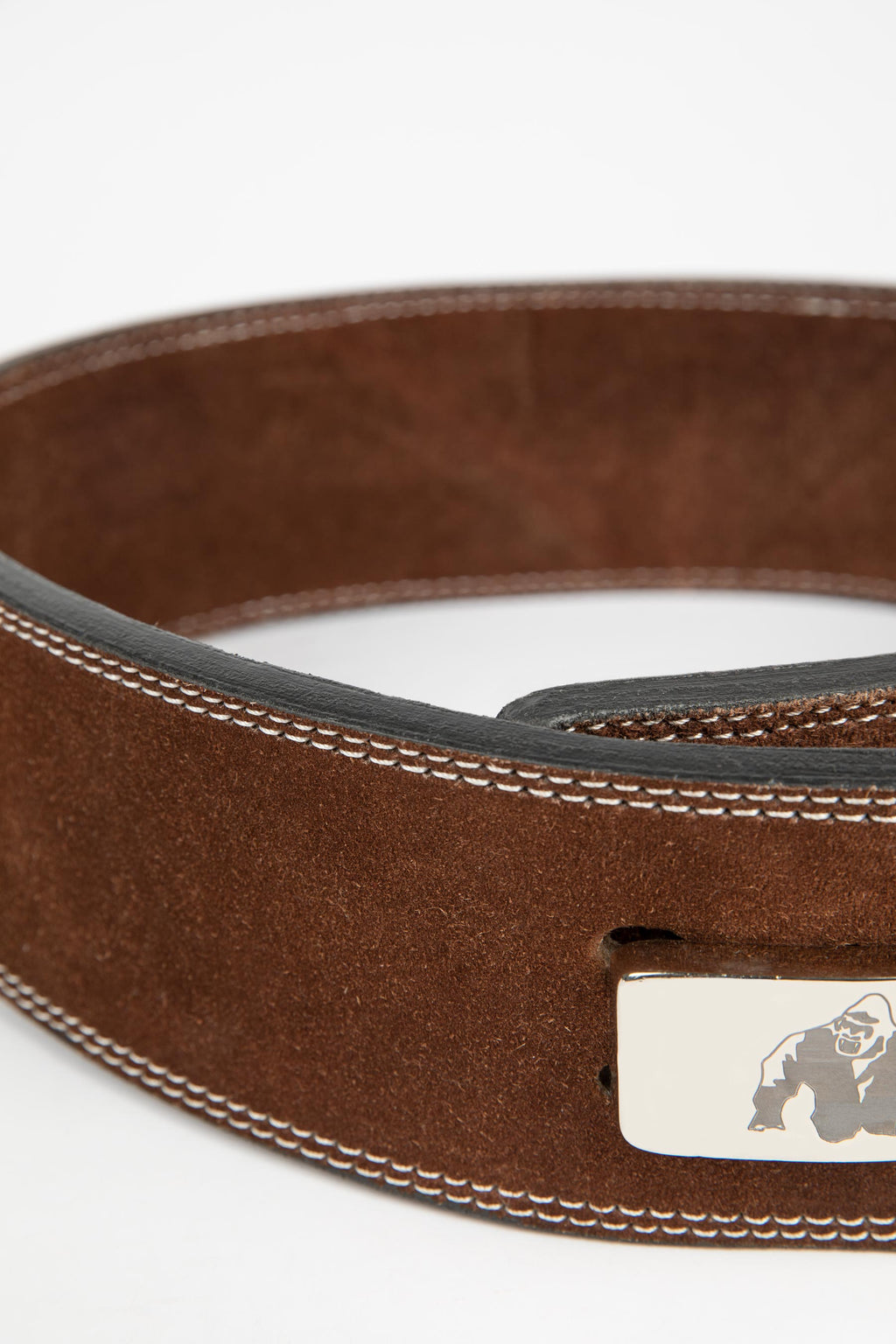 GW 4-inch Leather Lever Belt - Brown