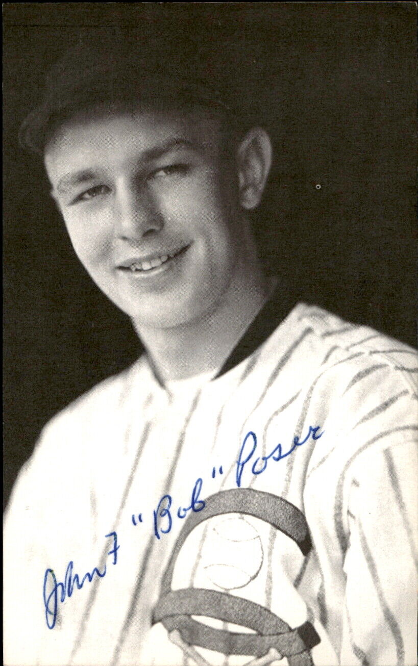 Bob Poser White Sox d. 2002 Signed/Autographed 3x5  Photo 178724