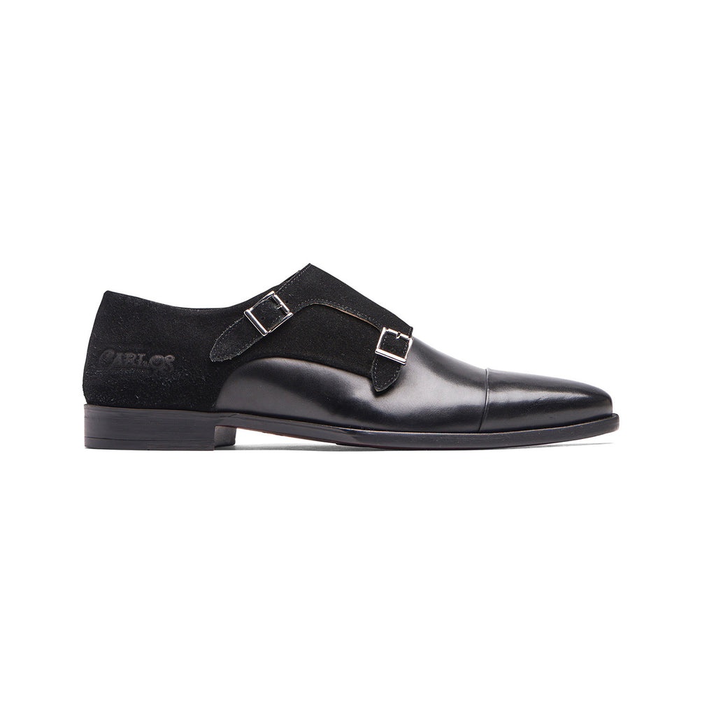 Davis Double Monk Strap // Black
