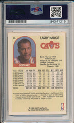 Larry Nance Cleveland Cavaliers Signed 1989 Hoops Card #25 PSA/DNA 163517