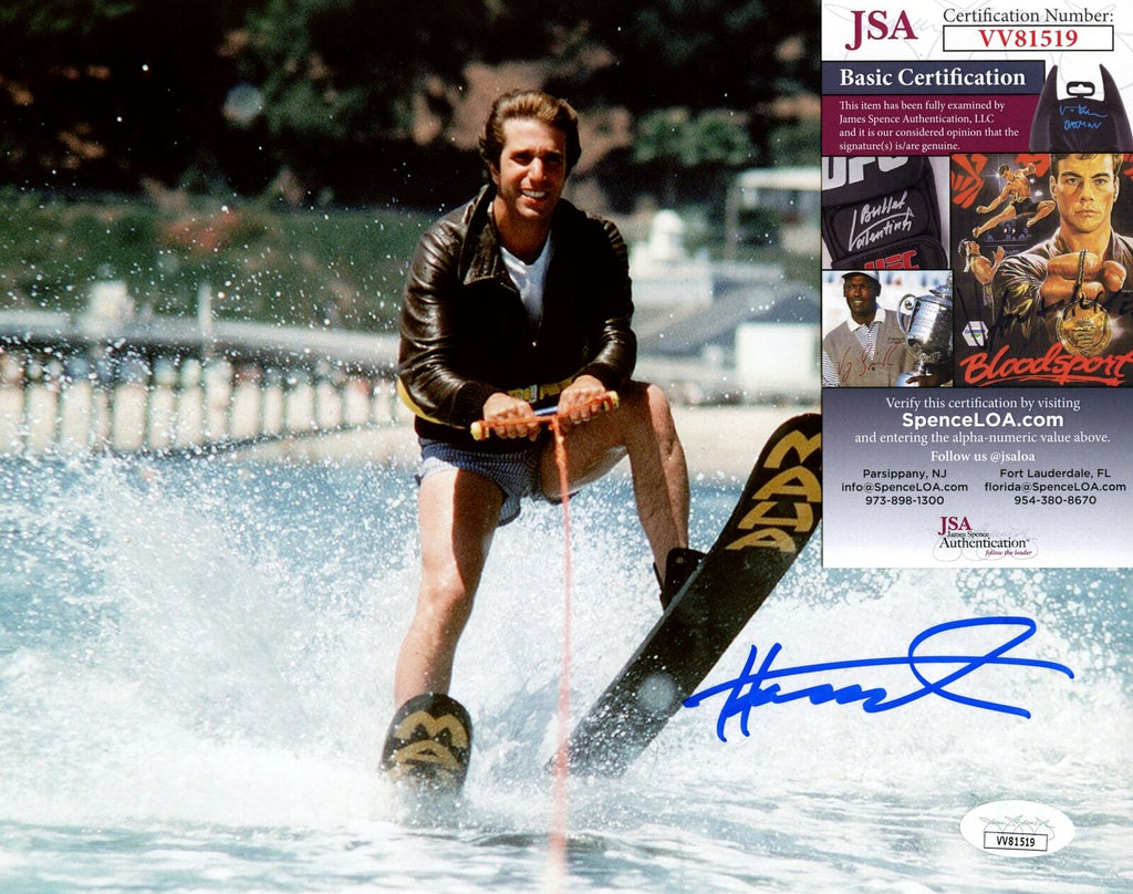 Henry Winkler "Happy Days" Signed/Autographed 8x10 Photo JSA 166192