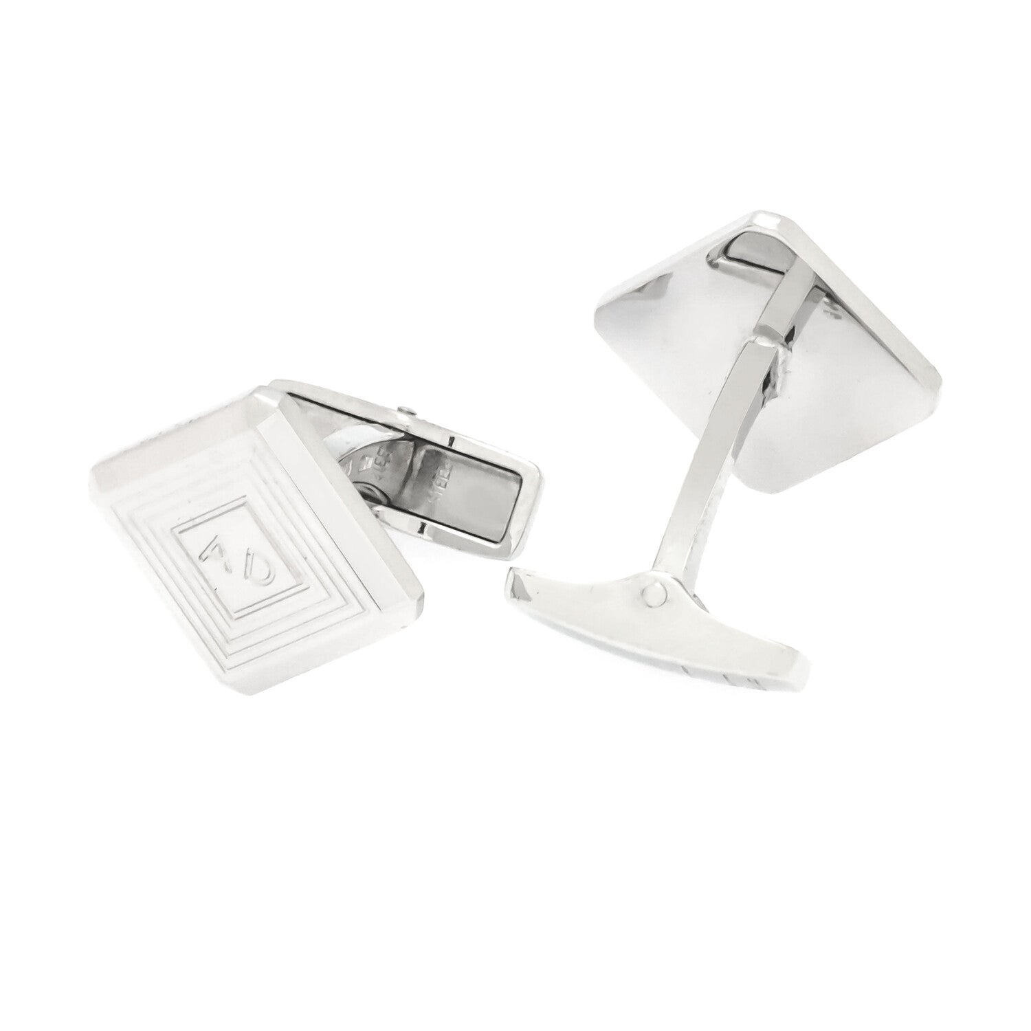 Dunhill AD Hallmark Sterling Silver Cufflinks // Store Display