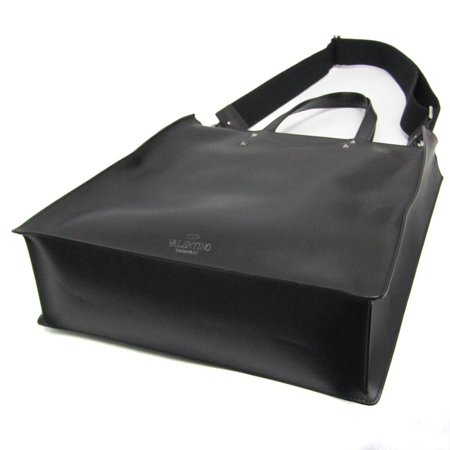 Valentino Garavani // Leather VLTN Tote // Black // Pre-Owned