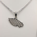 Philadelphia Eagles Zircon Pendant Necklace – Perfect Fan Gift for Game Day & Holidays
