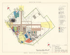 Vintage Map of Offutt Air Force Base, 1951